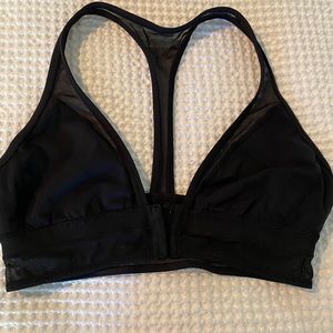 Lululemon Racerback sports bra w/ front enclosure